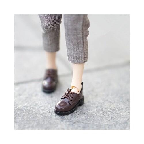 OB11 doll shoe 1/12size and Blythes fashion new suit leather shoes ● versatile collegiate gentleman shoes brown white gray etc