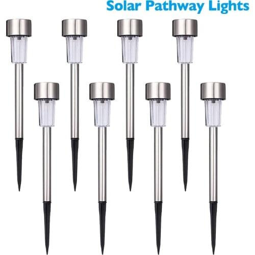 Outdoor Led Solar Light Outdoors Solar Path Energy Led Garden Street Lights Luminaria For Garden Decoration Solar Powered Lamp