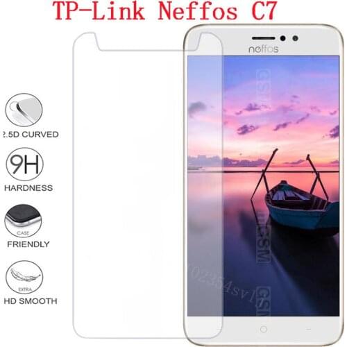 TP-Link Neffos C7 Tempered Glass Neffos c7 Screen Protector 2.5D 9H Safety Protective Glass On TP Link C 7 TP910A TP910C