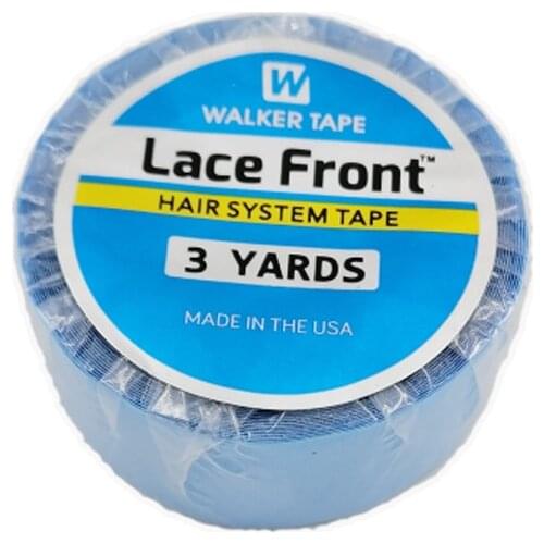1 roll walker tape hair system tape Blue tape double-sided adhesive tape for hair extension/lace wig/toupee 1.9 cm*3 yards