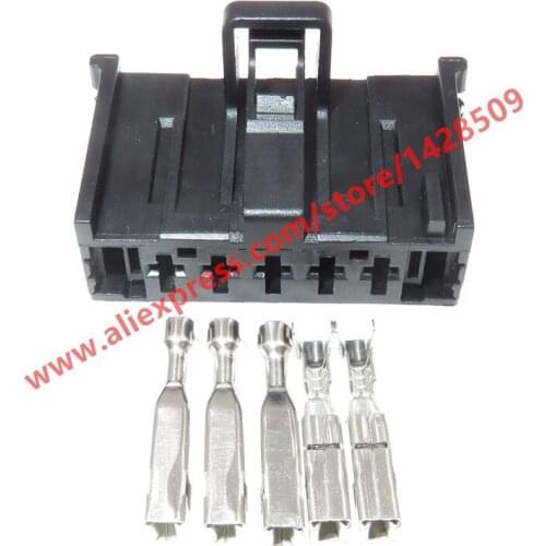 10 Sets 5 Pin Car Cable Sockets Automotive Wire Connector With Terminals