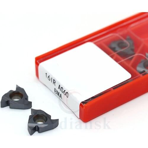 16ER AG55 A55 G55 AG 60 A60 G60 BMA100% Original CNC external thread insert thread carbide insert lathe turning Lathe tools
