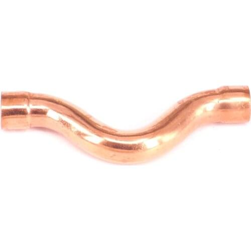 22x1.0x150mm Copper End Feed Elbow Welding Pipe Fitting Air Condition Refrigeration