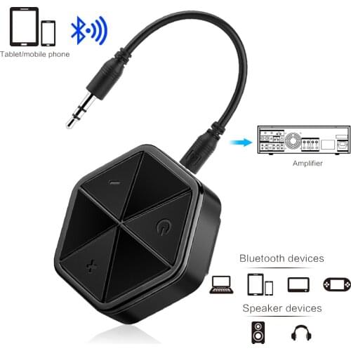 4.1 Wireless Bluetooth Receiver 3.5MM Aux receiver Audio Stereo Music Receiver Bluetooth Audio Adapter Car Aux Receiver