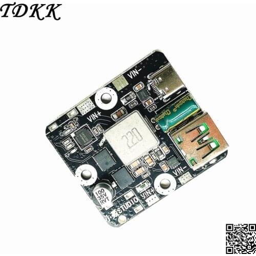 60W Multi Protocol Fast Charging Module / / Dual Port USB + Type-C / Vehicle Flash Charging