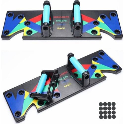 9 in 1 Push Up Rack Board Men Women Comprehensive Fitness Exercise Push-up Stands For GYM Body Training Home Fitness Equipment