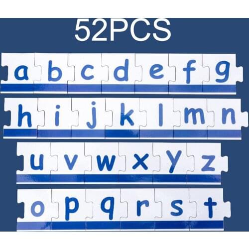 90/Set Sort Alphabet Card Spelling Teaching ABC Letter Puzzles Toys for Kids