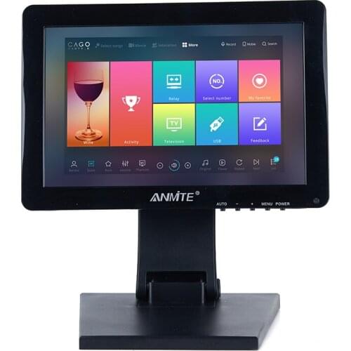 Anmite 12 Lcd Touch Screen Led Monitor Pc Capacitive/Resistive Touchscreen
