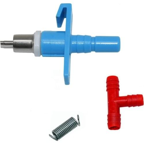 30 set Automatic Nipple Water Feeder+T Tubing + Spring Waterer Drinker Poultry Rabbits Feeder Drinker for farm animals Supplies