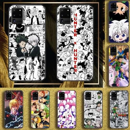 Anime HUNTER×HUNTER HUNTER Phone case For Samsung Galaxy Note 4 8 9 10 20 S8 S9 S10 S10E S20 Plus UITRA Ultra black soft