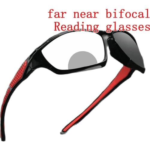 Outdoor photochromic Bifocal Reading SunGlasses Men Women Multifocal Near Far Presbyopia Hyperopia Glasses Diopters 1.0-3.5 NX