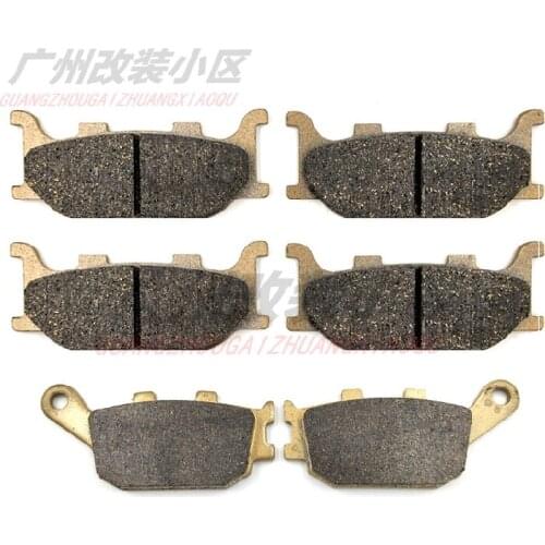 Motorcycle Front & Rear Brake Pads For Yamaha FZ6 FZ 6 Fazer 600 2 Piston Caliper 04-07 XJ6 XJ 6 S N F Diversion 600 FZ6 NS XJ6