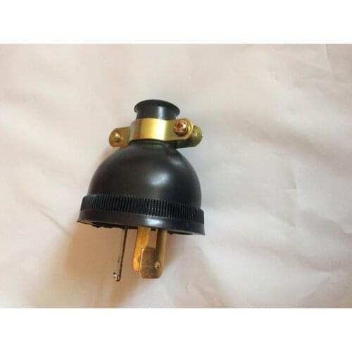 2.5KW generator plug anti-loose plug 168f/170f anti-off three-pole plug GX160 American plug
