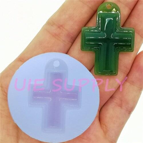 BYL564U 36.8mm x 26.7mm Silicone Mold Fondant Cake Decoration Candy Resin Clay Earrings Necklace Craft Soap Candle FOOD SAFE