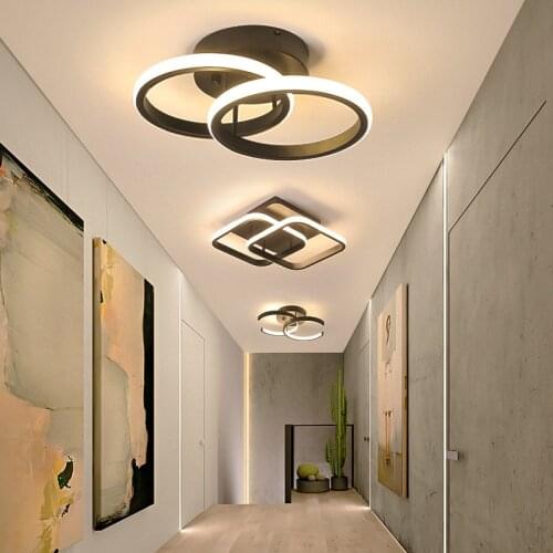 Nordic hallway lights entrance hallway lights creative cloakroom balcony ceiling lamps lighting net red