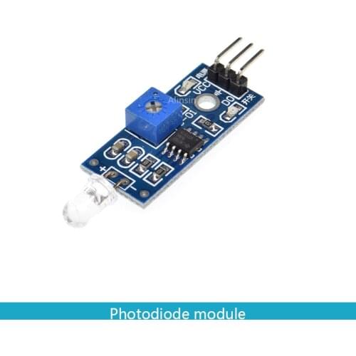 Photodiode module detects brightness light-sensitive light detector Photosensitive module smart car for arduino