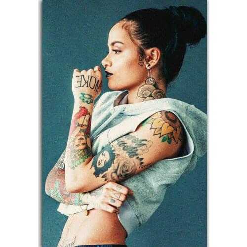 W023 New Kehlani Music Singer Star Silk Fabric Wall Poster Art Decor Sticker Bright