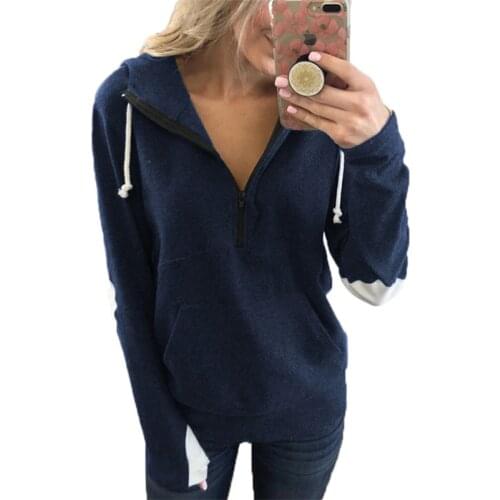 V-neck Zipper Drawstring Hoodies Women Long Sleeves Love Heart Sweatshirt Autumn Winter Pocket Streetwear Kawaii Hoody Top Femme