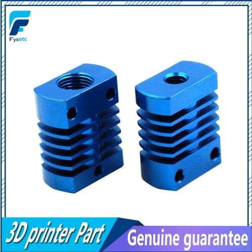 10pcs Cooling Fan Aluminum Fins MK10 V6 Heat Sink Radiator Fit 22mm With Size 27x22x12mm 1.06x0.86x0.47'' Hot For CR8/CR10