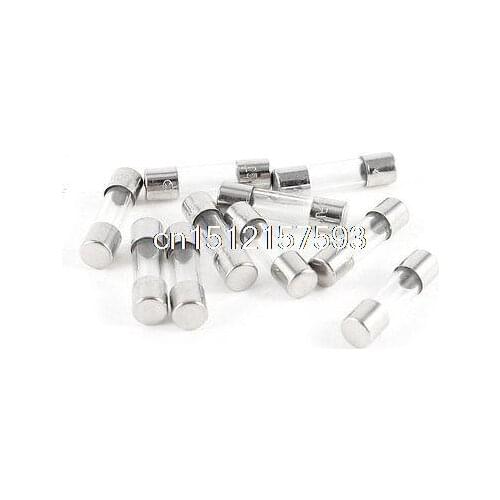 10 Pcs Fast Blow Type Glass Tube Fuses 5x20mm 250V 63mA