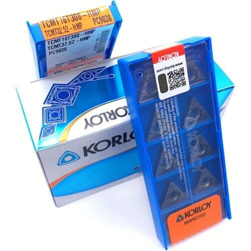 100PCS 100% Original TCMT16T308 HMP PC9030 Carbide Inserts Internal Turning Tool High Quality Blade Lathe Cutter Tools With Box