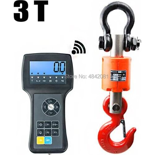 3T Wireless electronic scales hanging pounds hooks scale hanging wireless driving scale hand-held scales
