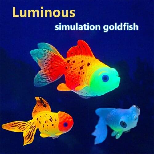 Aquarium Fish Tank Artificial Fake Coral Plant Jellyfish Ornament Landscape Decorations Luminous Simulation Goldfish