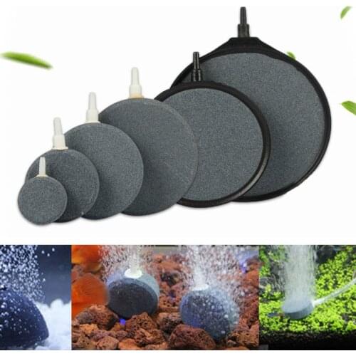 Aquarium Air Stone Disk Oxygen Bubbles for Fish Tank Pond Pump Aeration Air Stone JA55