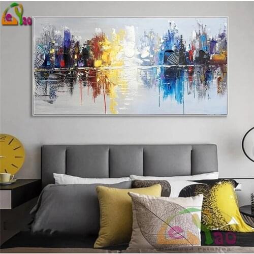 5D Diy Diamond Painting Abstract Wall Art Diamond Embroidery Landscape Full Drill Cross Stitch Rhinestones Mosaic Home Decor