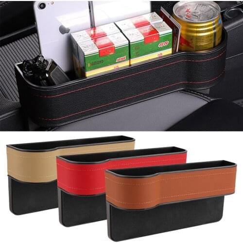 Car Storage Box organizer Universal Car Seat organizer Phone Holder Pocket Seat Gap Slit Pocket Catcher Organizer Accessories