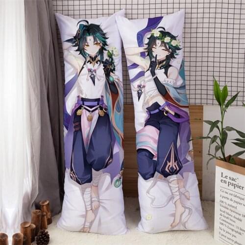 Game Genshin Impact XIAO Pillow Case Cosplay Dakimakura Cartoon Kawaii Men Women Costume Accessories