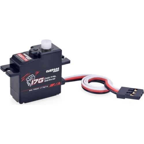 SURPASS HOBBY S0017P 17G Plastic Gear 1.8KG Digital Servo for RC Airplane Robot 1/18 Truck Car Boat Duct Plane