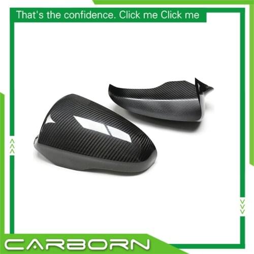 Pre-sale, lead time 30 days)For-BMW M Series F10 M5 or F06 F12 F13 M6 12-16 Stick on Carbon Fiber Mirror Cover Body Side Covers