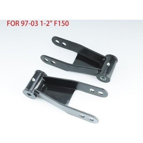For 1997-03 Ford F150 Truck Adjustable 1" Or 2" Lowering Parts Kit Suspension Drop Kit Drop Shackles