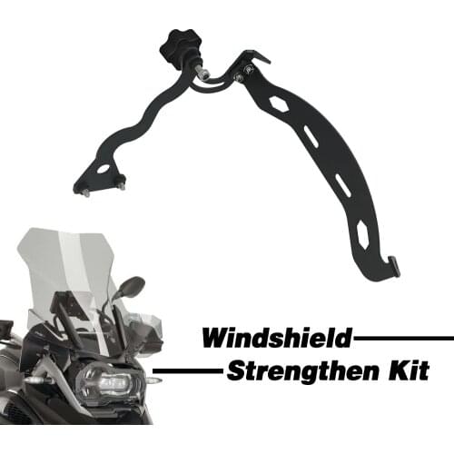 Windshield Strengthen Kit For BMW R1200GS Adventure R1250GS R1200 R1250 GS/ADV LC 2013-2019 Windscreen Bracket Adjustable Clamp