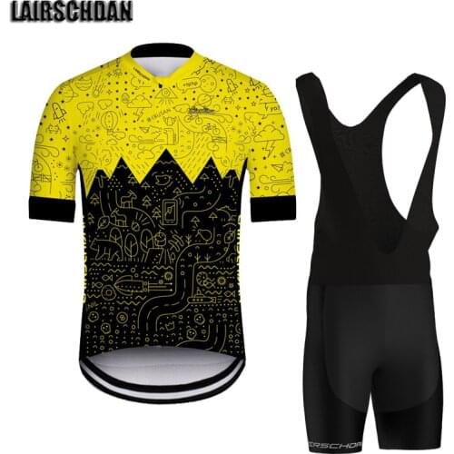 LairschDan mens cycling gear short road bike jersey set mtb outfit mallot ciclismo hombre verano outdoor bicycle clothing women