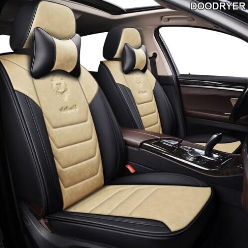 DOODRYER leather car seat covers for SsangYong Korando Actyon Rexton Chairman Kyron car seats for vehicle seats