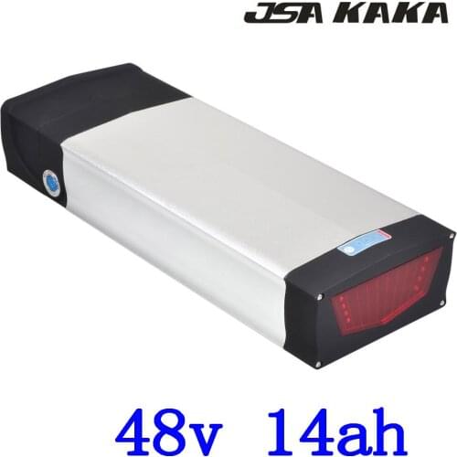 48V 15AH electric bicycle battery 48V 12Ah 13Ah 15Ah Lithium Ebike Battery for Bafang 48V 500W 750W 1000W Motor+Luggage Rack