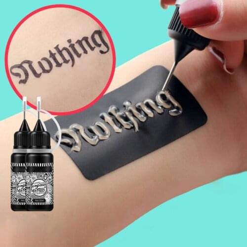 Temporary Tattoos Kit Semi Permanent Freehand Ink Stencils Set DIY Tattoos Temp for Kids Women Adults Art Painting Supply Tool