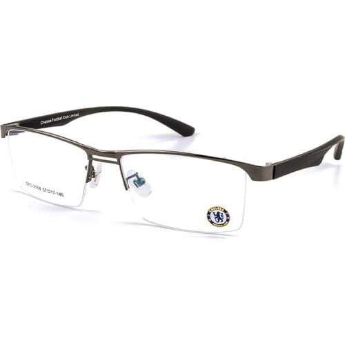 Oversized Eyeglasses Men Semi Rimless Glasses Frame Man Wide Head Big Spectacles for Presciption