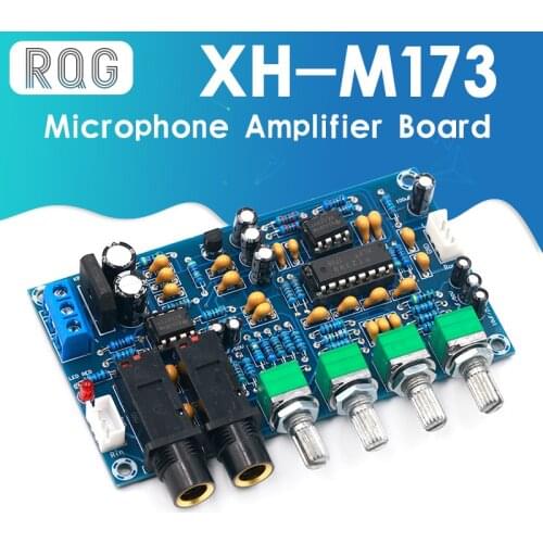 Microphone amplifier board Karaoke reverberation board XH-M173
