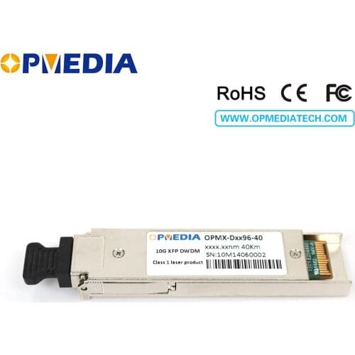 Free shipping!HP Compatible 10Gbase-DWDM XFP transceivers,10G 40KM C-Band 1563.86nm~1528.77nm optical module