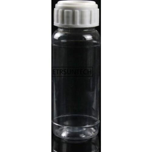 100ml Clear Plastic Laboratory chemistry Agent Bottle Sample Reagent Liquid Storage Case Bottle F1854