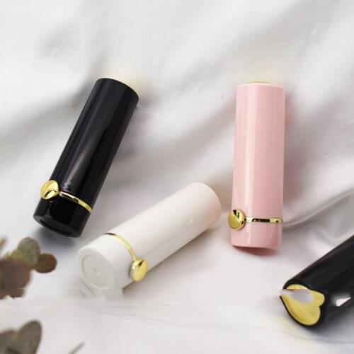 10pcs empty round black tube white pink tube lipstick tubes packaging material DIY12.1mm makeup packaging material empty tubes