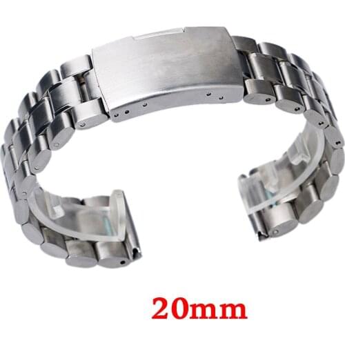 Stainless Steel Mesh Watch Band Strap 20mm Fold over clasp with one push button Men Women Replacement GD011220