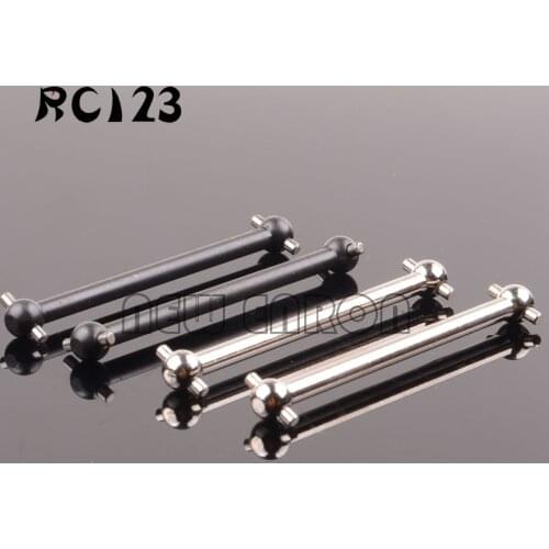 1:10 2Pcs 107874 Metalen Aandrijfas 61Mm Dogbone Voor Rc Model Auto Hpi WR8 3.0 Flux ken Block Upgrade Onderdelen Nieuwe Enron