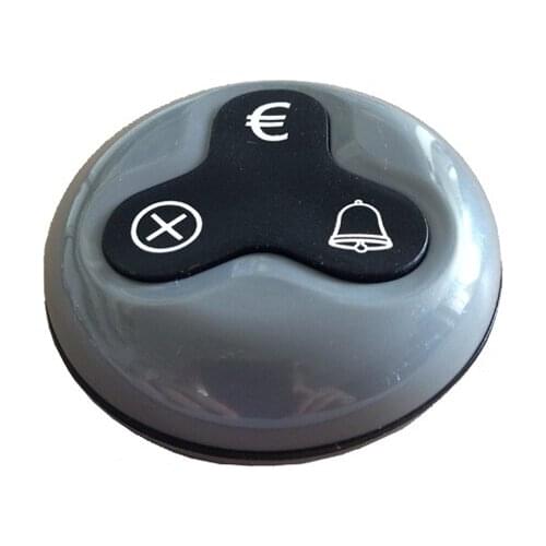 5pcs/pack Wireless Call Button Transmitter with 3-key Euro icon for restaurant service equipment