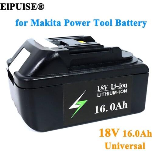 ElPUlSE 18V 16000mAh Rechargeable Battery 16.0AH Lithium ion for Makita 18v electrical tools BL1830 BL1850 BL1860 LXT 400 L70