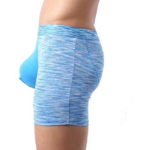 Richkeda Store New 2021 New Mens Boxers Underwear Men Long Boxer Male Slip Panties Sexy Long Leg Man Underpants Comfortable