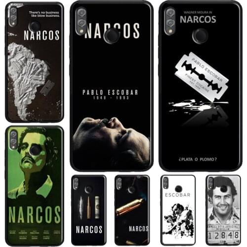Narcos Pablo Escobar TV Series Poster Case For Huawei Nova 5T Y6 Y7 Y9 2019 Honor 20 Pro 9 10 Lite 10i 7X 8X 9X 7A 8A 8C V20